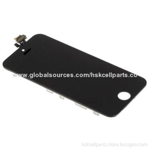 Full set mobile phone LCDs digitizer assembly for iPhone 5, black color